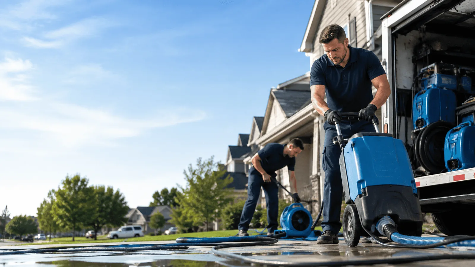 Dehumidification being performed in Myerstown, PA